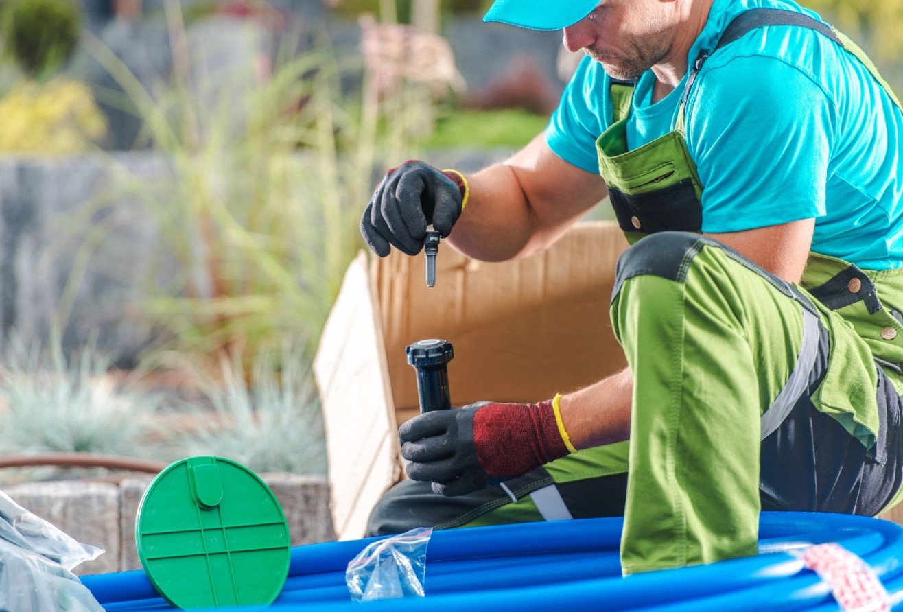 Professional irrigation technician